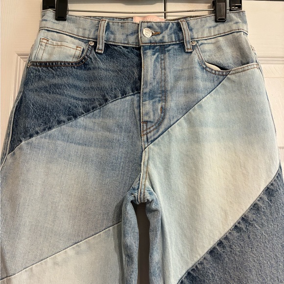 REVICE Blue and Gray Straight Leg Jeans - Picture 2 of 10